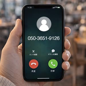「05036519126」はPayPayカードから着信